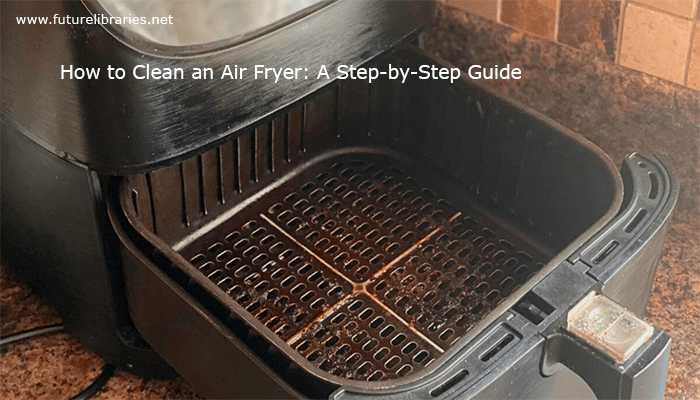 a very dirty air fryer with grease